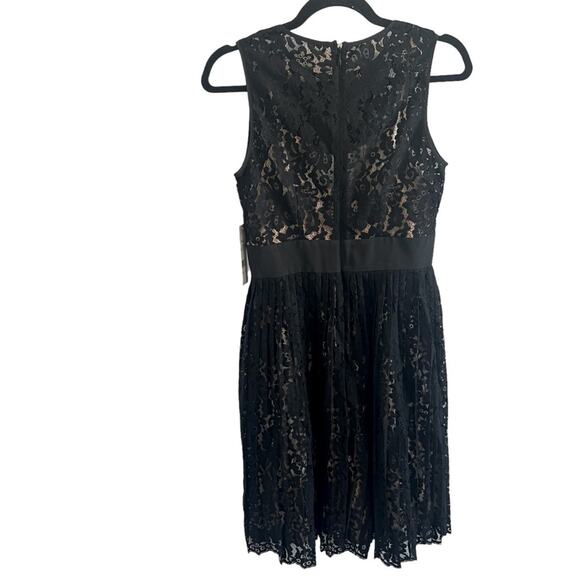 NWT Eliza J 4 lace overlay formal dress Fit & Flare Cocktail - Picture 4 of 10